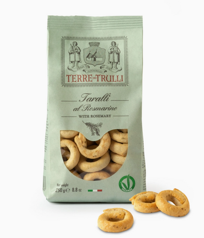 Taralli Pugliesi con Rosmarino 250g - Made in Italy