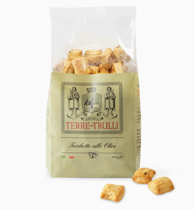 Tocchetto alle Olive Pugliesi 250g - Snack Made in Italy